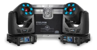 Case De Cabeza Movil Laser 2w Rgb + 6 Wash 10w Rgbw Steelpro