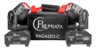 Cabezas Motorizadas Beam Rgbw Con Funda Premiata Raggazo-c