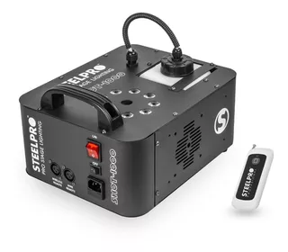 Maquina De Humo Steelpro Shot-1000 1000w 9 Led Rgb Automática 110v Negro